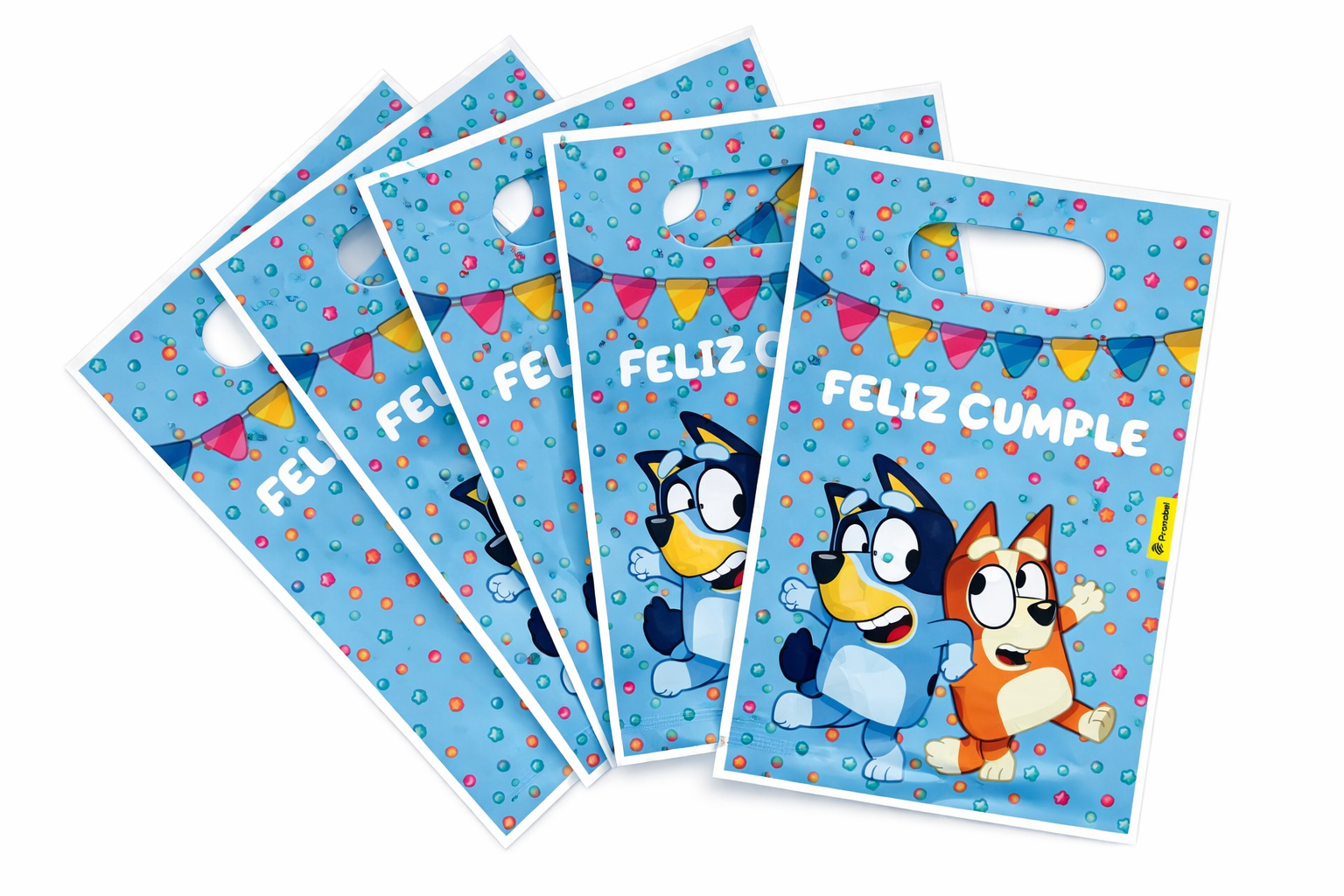 Kit Decoración Fiesta Bluey Para 12 Personas Con Globos