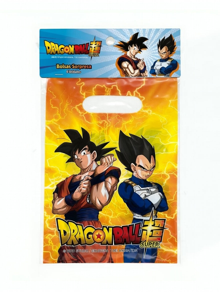 Pack Fiesta Dragon Ball Cumpleaños Para 12 Niños