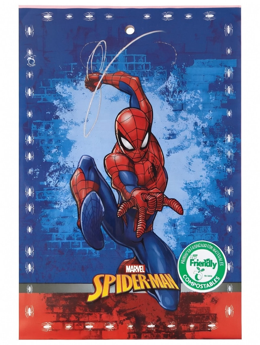 Pack Cumpleaños Fiesta Temática Hombre Araña Para 12 Niños