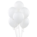 Globo Liso Blanco N°9 - 50 unidades