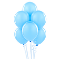 Globo Liso Celeste N°9 - 25 unidades