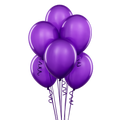Globo Liso Morado N°9 - 25 unidades