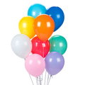 Globo Liso Multicolor N°9 - 25 unidades