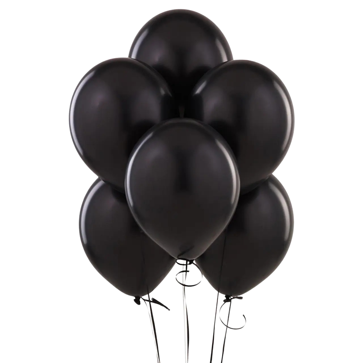 Globo Liso Negro -N°9 - 25 unidades