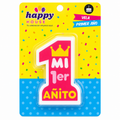 Vela Primer Añito Rosa - Niña