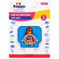 Vela de Cumpleaños Super Mamá