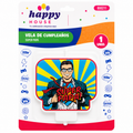 Vela de Cumpleaños Super Papá