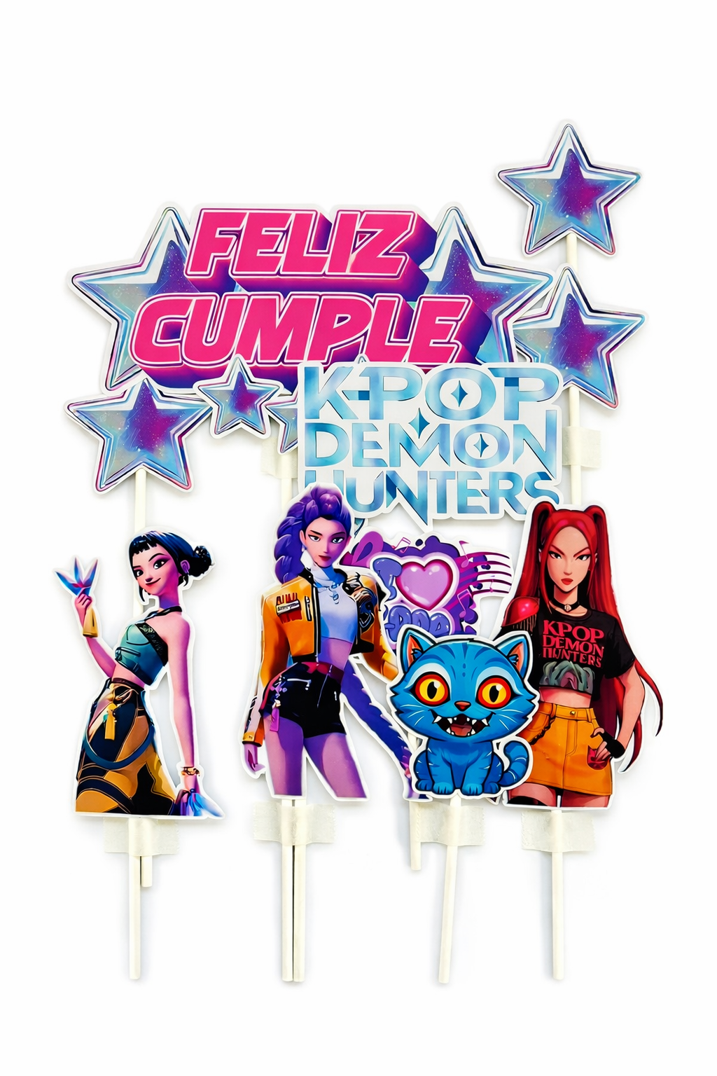 Kit Decoración Cumpleaños Guerreras K-pop Decoración