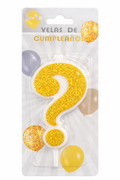 Vela Signo Glitter