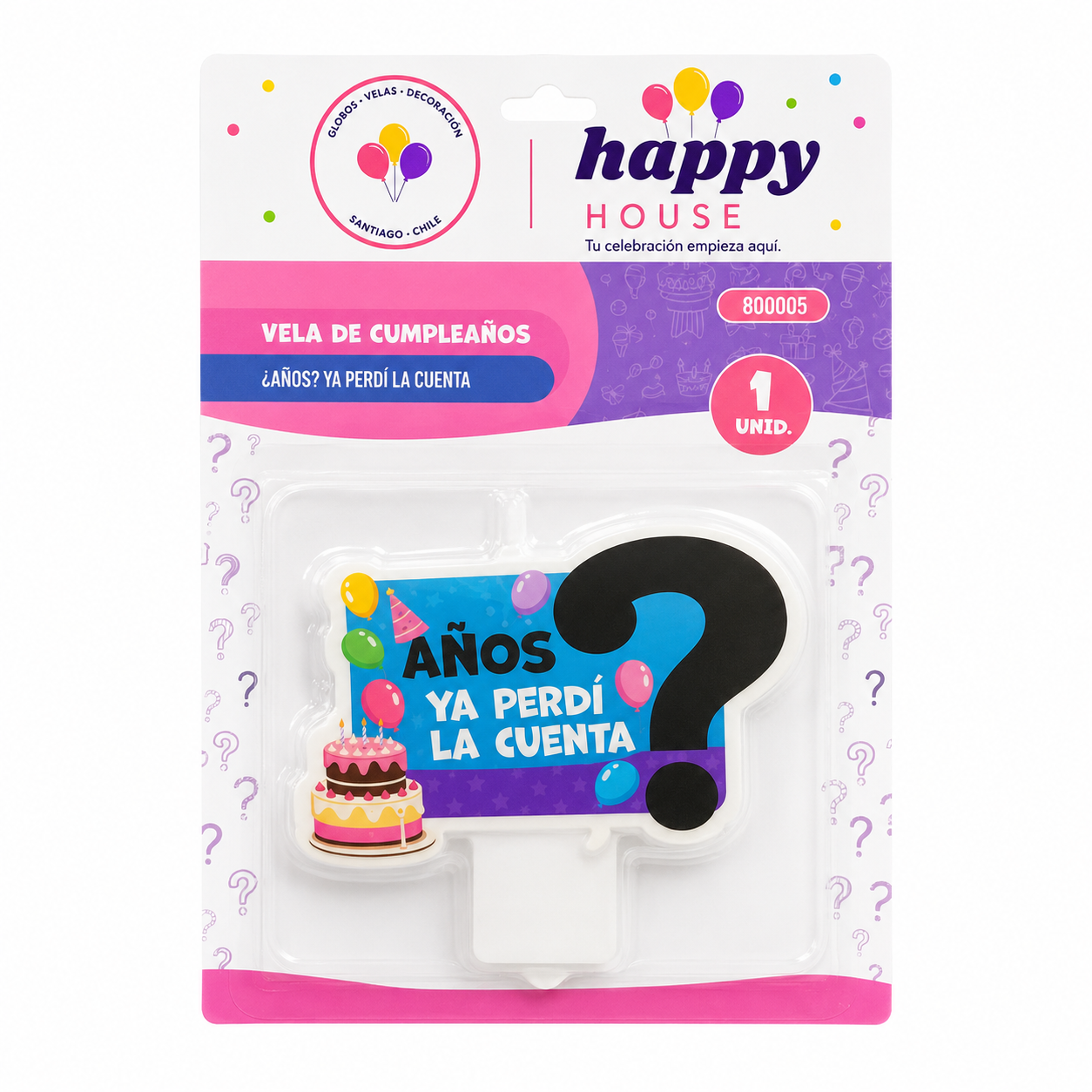 Vela de Cumpleaños Años Ya Perdí la Cuenta