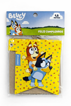 Kit Decoración Fiesta Bluey Para 12 Personas Con Globos