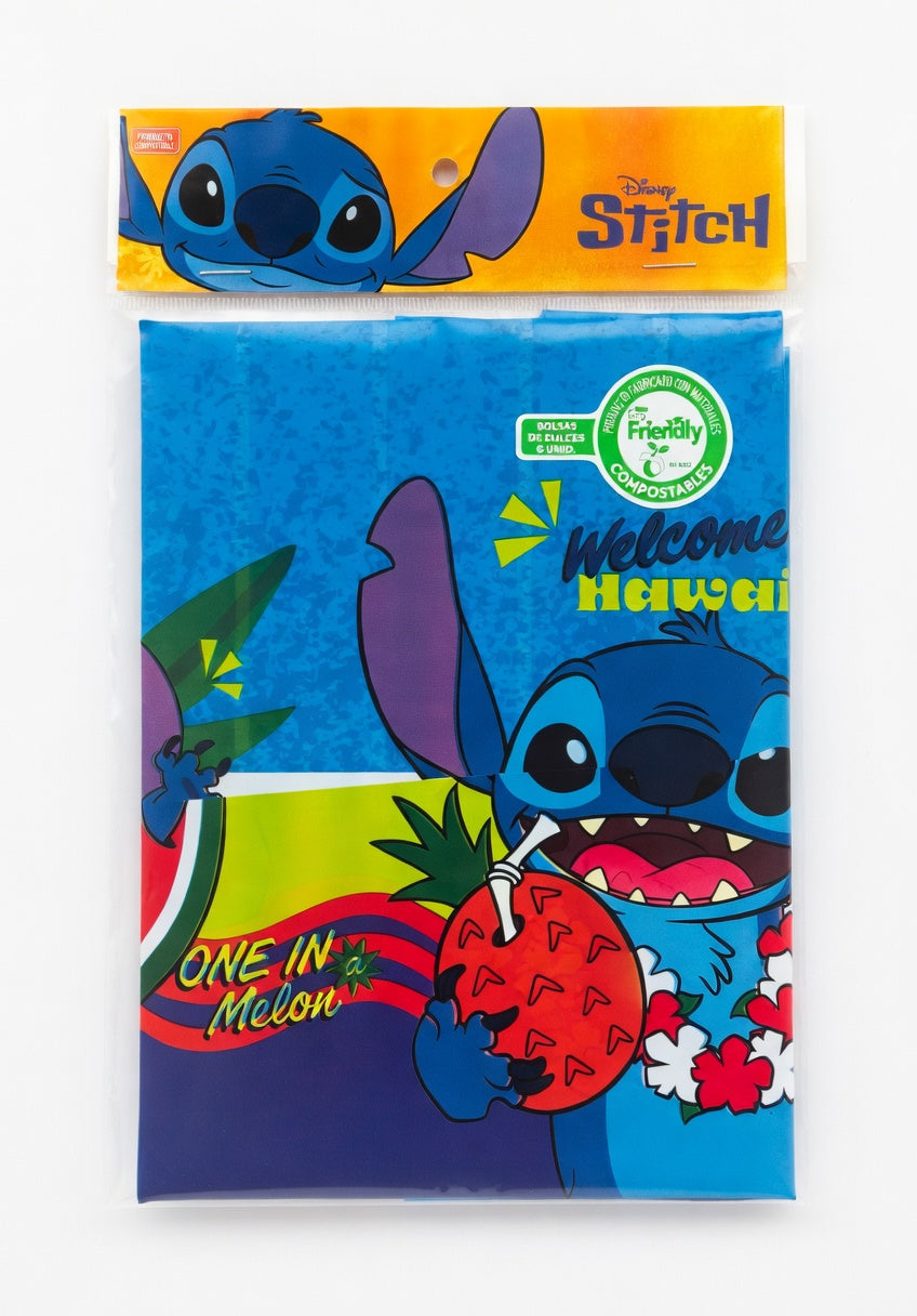 Kit Decoración Fiesta Stitch Para 12 Personas Con Globos