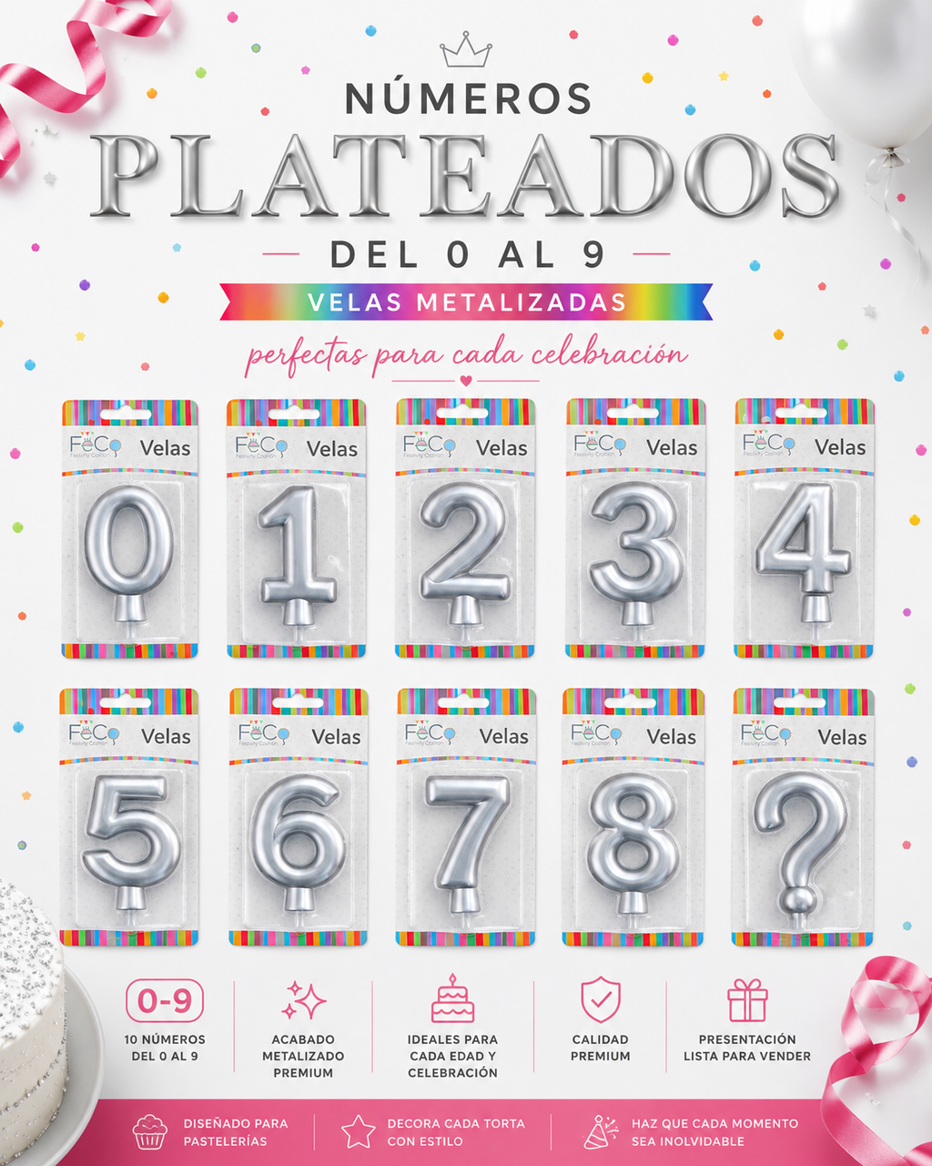 Pack Velas Mix con Leyenda