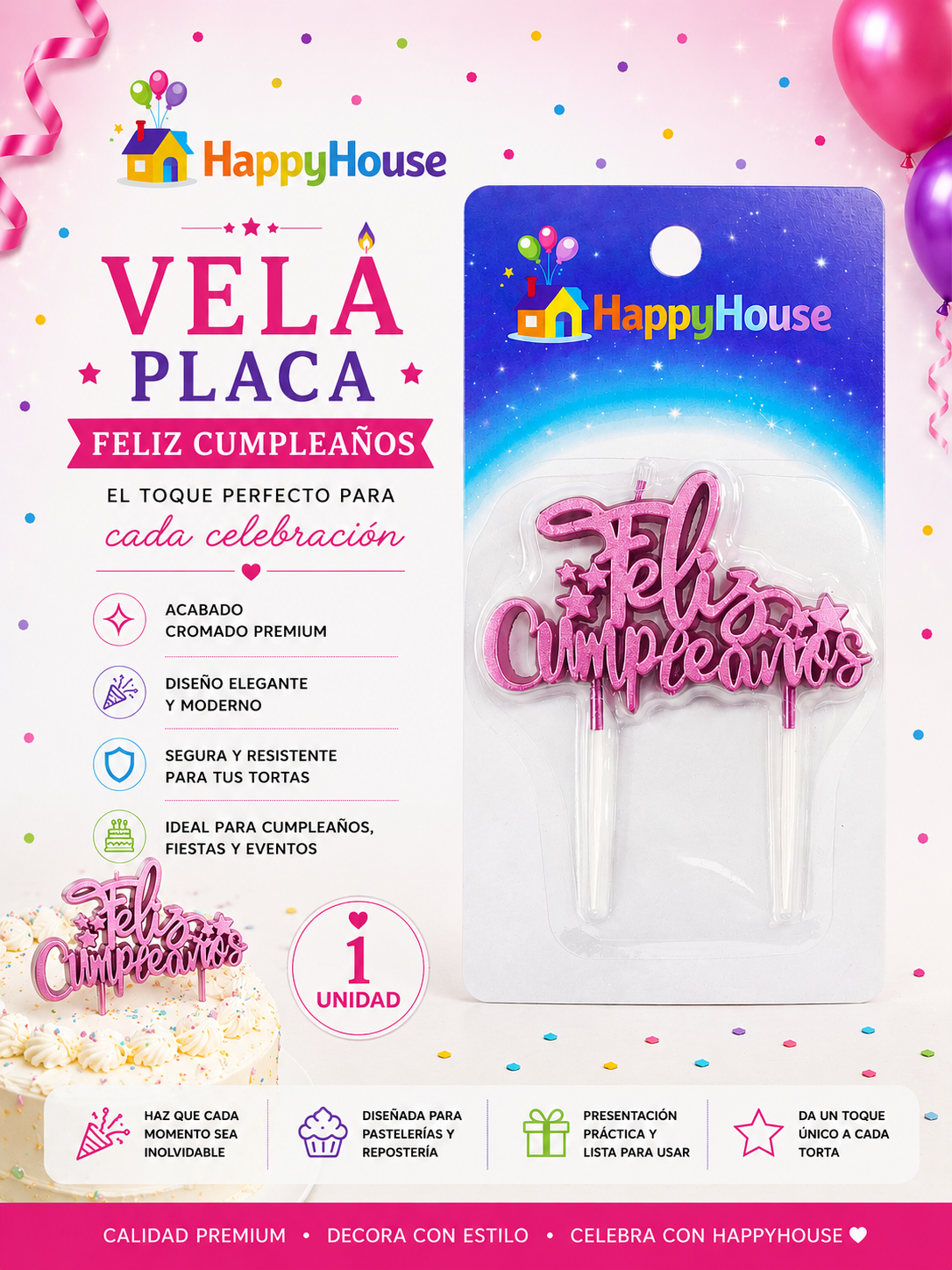 Pack Velas Mix con Leyenda